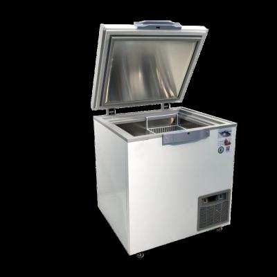 China Low Temperature -40 Degree Low Temperature Sea Ice Cream Freezer Horizontal Fruit Storage Mini Dippin Dot Ice Cream Freezer for sale