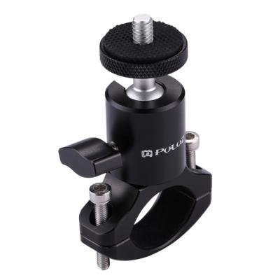 China PULUZ Latest Bike Aluminum Handlebar Tripod Ball Head Adapter Mount For Vanish Pro HERO and Action Cameras 7.8*4.8*2.5cm for sale