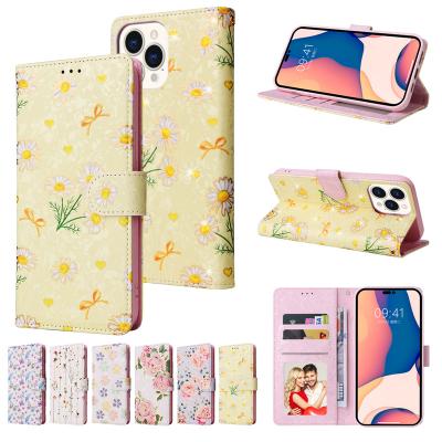 China LATEST Wallet Function Design Cell Phone Case Stretching Flip Cover Wallet Case With Leather Magnetic Buckle For iPhone 14 /fold 4/flip 4 for sale