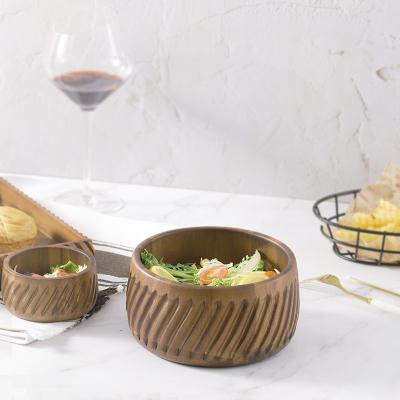 China Customization Sustainable Acacia Woodsun Wood Salad Bowl for sale