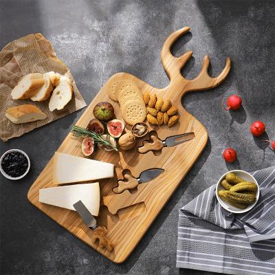 China Viable Cut of Woodsun Olive Wood Custom Cheese Serving Board for sale