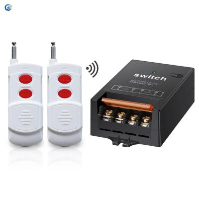 China Smart Home RF433 Smart Home RF Light 40A Relay 2 Channel DC12V 48V Wireless Remote Control Switch For Water Pump And Motor for sale