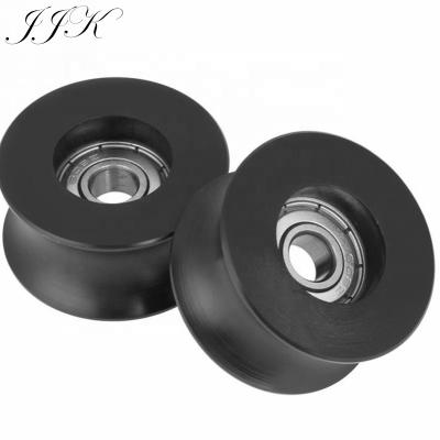 China Hotels JJK 8x40x20.7mm Wheel Diameter 8mm/0.3in Inner Pulley Roller Wheels for sale