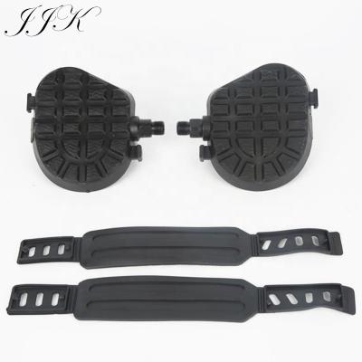 China BMX JJK Black Bike Ultralight Cheap Pedal Plastic Bicycle Accessories for sale