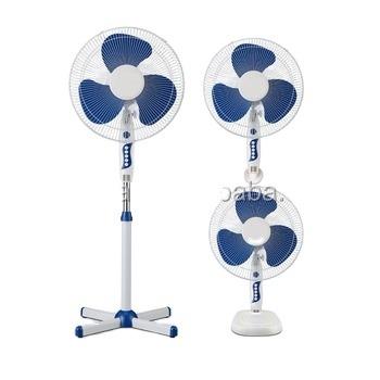 China Hotel New Design 240v 3 in 1 AC Electric Motor Stand Fan 3 Blade for Workshop for sale