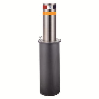 China New Community Points 304 Stainless Steel Hardware Semi Automated Lift Bollards For Schools Road Safety for sale