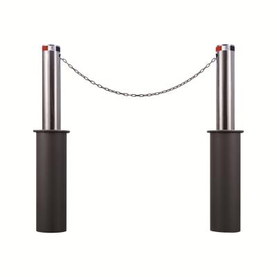 China 2021 New Product Stainless Steel Municipal Security Manual Stainless Steel Barrier Lifting Bollards for sale