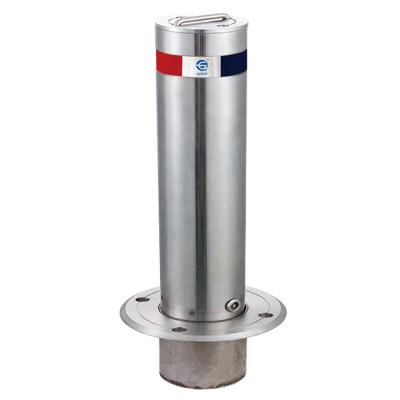 China Outdoor High Strength Traffic Manually Security Control Removable Steel Bollards For Military Contractor for sale