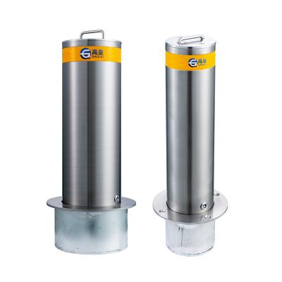 China Securitytelescopic mobile traffic traffic security bollards manually parking post for sale