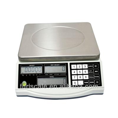 China 1g/2g/30kg Furi ACS-LC Reasonable Prices Digital Barcode Weighing Counting Scales With Reliable Quality 295*230mm for sale