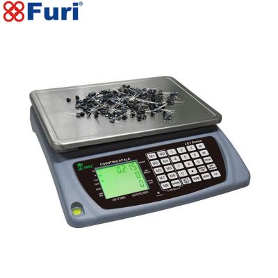 China Large FURI 0.05g/1.5kg LCD Electronic Digital Display Counting Scale 350*340*105mm for sale