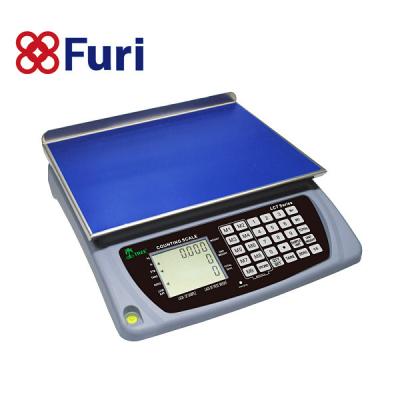 China Furi 0.5g/15kg Furi Lct Digital Industrial Counting Scale 350*340*105mm for sale