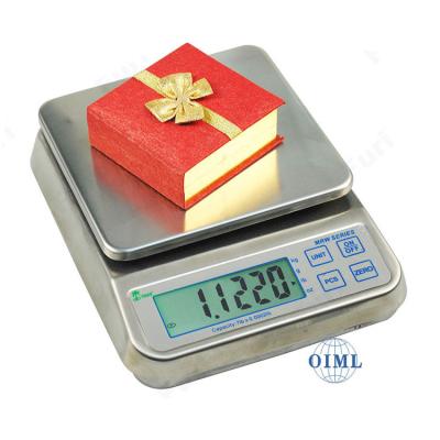 China SS304/201 FURI 1g/5kg SS304/201 Large LCD Material Display Waterproof Digital Scale for sale