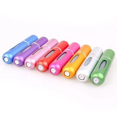 China Leak Proof Empty Aluminum Perfume 5ml Atomizer Spray Bottle for sale