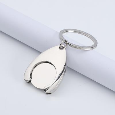 China Fashion New Product Ideas 2021 Hot Sale Metal Keyholder Painting Key Chain for sale