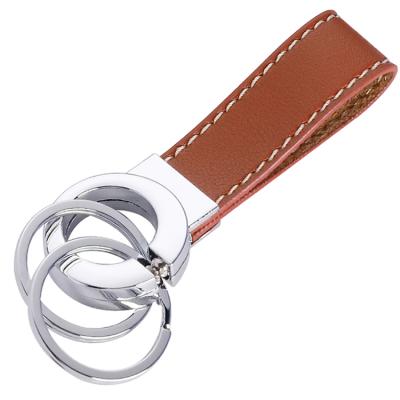 China Engraved Logo Leather Wholesale Sublimation Leather Key Chain Personalizado Llavero Keychain for sale