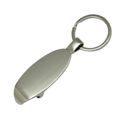 China Hot Sale Gift Customize Oval Key Box Shark Bottle Opener Key Chain Engravable With Logo for sale