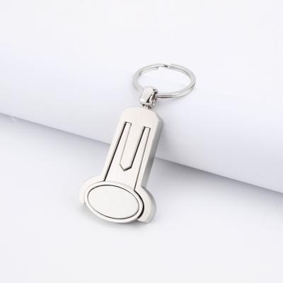 China New Design Promotion Gift Tool Custom Laser Logo Blank Golf Divot Repair Magnetic Metal Key Chain EDC for sale