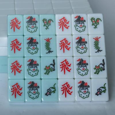 China Factory Wholesale Home Entertainment Custom Hand Wash Malaysia Ivory White Mahjong Tiles Custom Size for sale