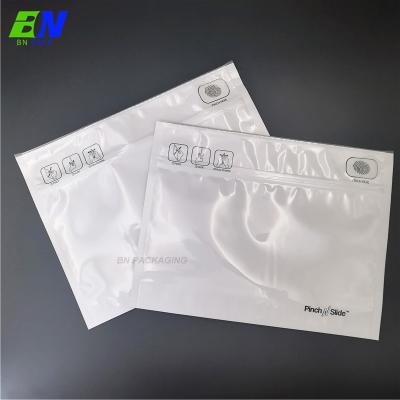 China Mylar Resistant Packaging Barrier Child Pinch And Slide Smell Proof Bags For Bottle Cap for sale