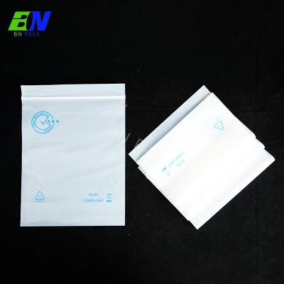 China BIODEGRADABLE PLA Cornstarch Clothing 100% Compostable Garment Packaging Biodegradable Zipper Bag for sale