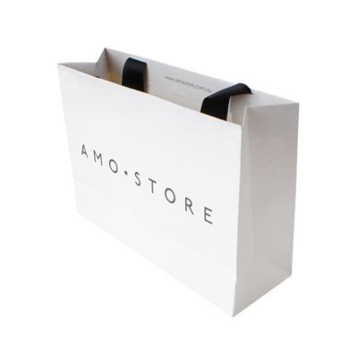 China Recyclable Eco Friendly Custom Printed To Foil Gift Shopping Paper Bag With Logo Print for sale