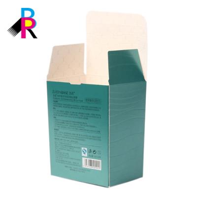 China paper & Cardboard Custom Design Embossing Coated Paper Folding Face Care Product Package Box for sale