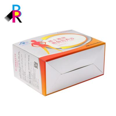 China paper & Custom Colorful Cardboard Design Coated Lamination Medicine Packaging Box Glossy Paper Printing for sale