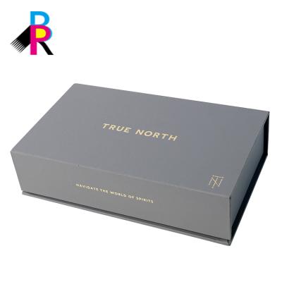 China paper & Cardboard CMYK Printing Customized Logo Folded Cardboard Magnetic Gift Boxes Wholesale for sale