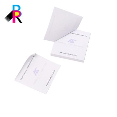 China Paper CMYK Printing Wholesale Customized Design Offset Sticker Paper Writing Notepad for sale