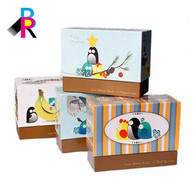 China New Customized Printing Design Kids Promotional Gift Teacher Home Learning Flashcards Packing Box for sale