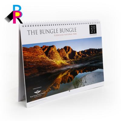 China paper & Cardboard Custom 2022 Wire Binding Tear Off Daily Calendar Desktop Wall Calendar Printing for sale