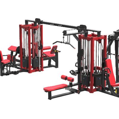 China 8 Station Factory Suppliers Factory Universal Gym Fitness Equipment Commercial Strength Machine Multi Body Machine for sale