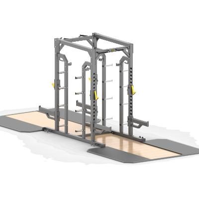 China Multi Fitness Gym Equipment Eco - Friendly With Functional Trainer Power Rack Squat Rack for sale