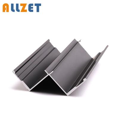 China Allzet Foshan factory price modern aluminum wall panel profile for wall panel trim decoration for sale