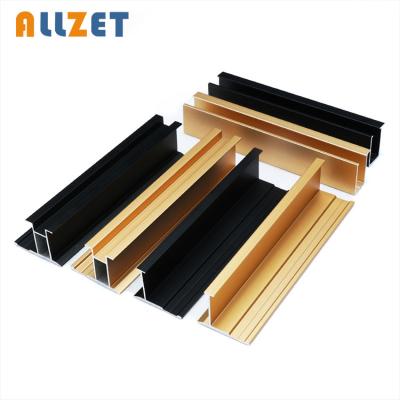 China Aluminum Decorations RTS Allzet Foshan factory price 9mm 18mm wall panel profile for wall panel trim decoration for sale