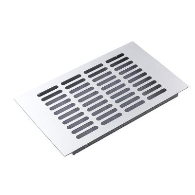 China Decorative Rectangular Breathable Shoe Cabinet Lid Breathable Mesh Cabinet Air Vent Cabinets Aluminum Ventilation Cover for sale