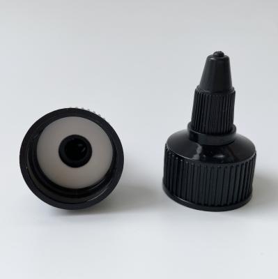 China Non Spill 20/410 Plastic Twist Spout Cap Headed Mouth Cap Twist Top Cap For 24/410 24/400 Plastic Bottles for sale