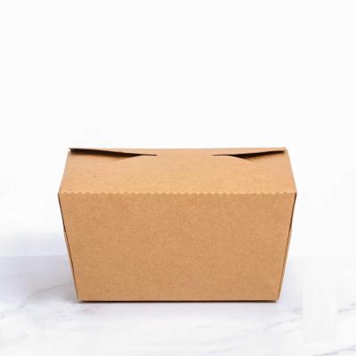 China Recycled Materials 800ml 1000ml 50oz Popular 66oz Paper Takeout Boxes Wrapping Paper Containers For Take Out Dinners for sale