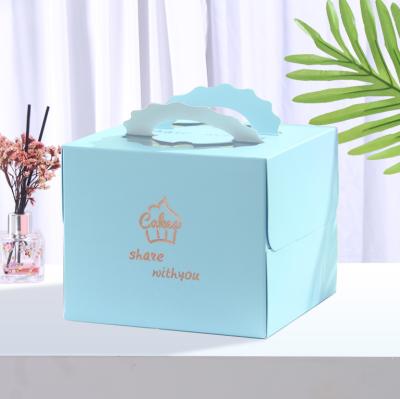 China Biodegradable Custom Printed Cake Boxes Cake Packaging Paper Wholesale Outlet Boxes for sale