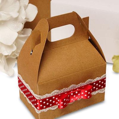 China Recycled Food Materials Salad Container Disposable Biodegradable Kraft Lunch Box Rectangular Take Out Container for sale