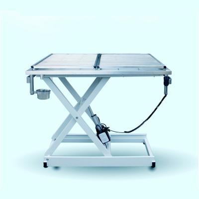 China Hospital Veterinary Veterinary Animal Clinic Surgery Cat Dog Stainless Steel Electric Pet Lifting Operation Table with Hand Control for sale