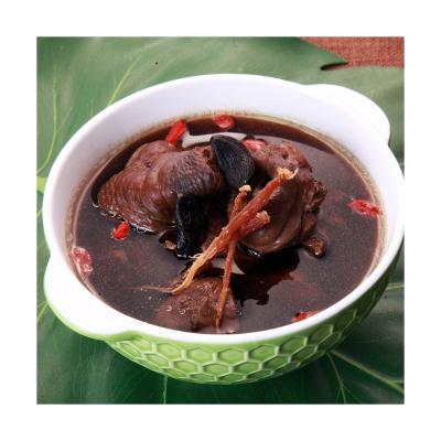 China FROZEN Low Price Classic Hot Selling Ready-To-Eat Chicken with Black Garlic Ginseng Soup for sale