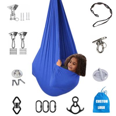 China Modern Plant Figure 8 Downward Swing Therapy Equipment Autism Swing Therapy Indoor Swing Stroking Hammock for sale