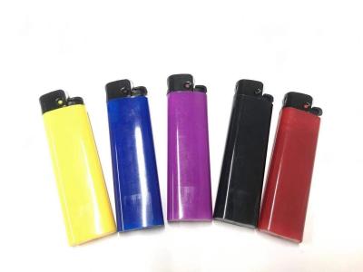 China Custom design plain color black flame guard flint lighter anti explosion lighters for sale