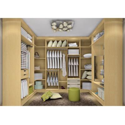 China (Size) Factory Directly Adjustable 100% Wooden Wardrobes Clothes Display Cabinets for sale