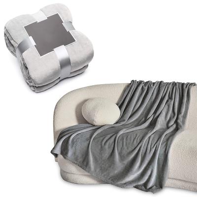 China Super Lightweight Microfiber Fleece Flannel Soft Blankets For Couch Bed Sofa Ultra Luxurious Warm And Comfortable For All Seasons for sale