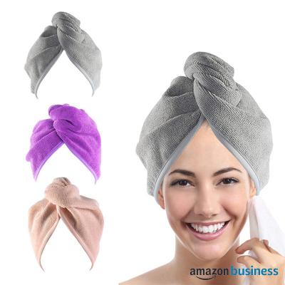 China Wholesale Super Absorbent Super Absorbent QUICK DRY Microfiber Twist Hair Wrap Microfiber Women Soft Quick Dry Magic Towel for sale