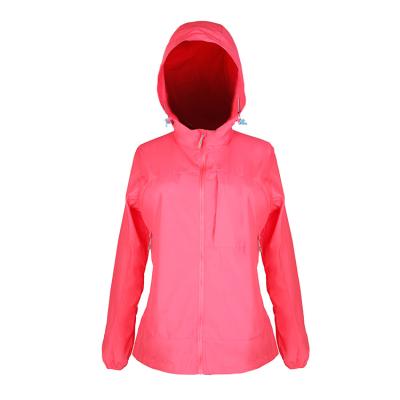 China Hot Selling Thin Woven Outdoor Jackets 100% Polyester Women Waterproof Garment Sports Waterproof Jackets for sale