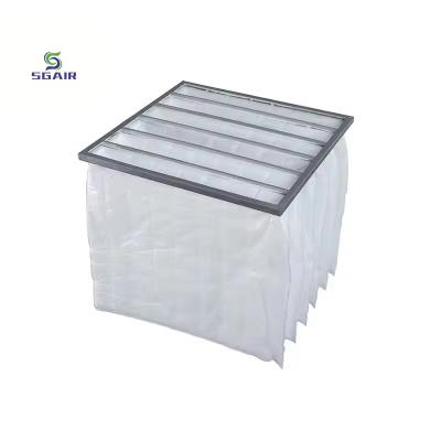 China Aluminium zakfilter H14 met goede stijfheid en hittebestendigheid Te koop